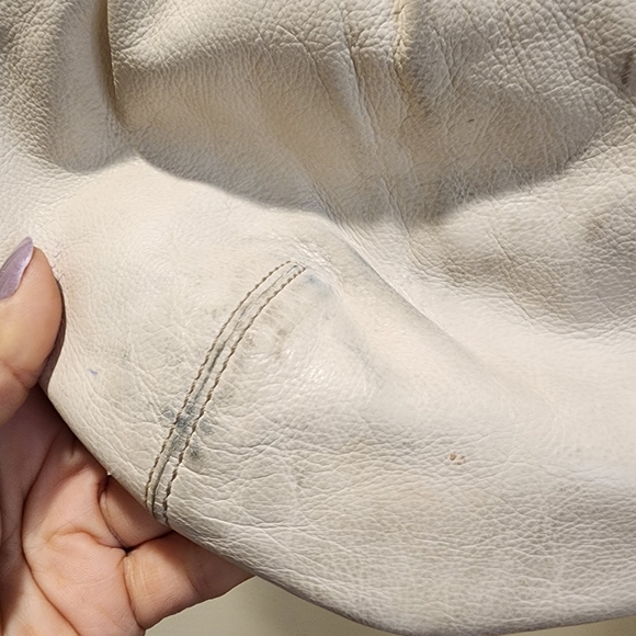 COACH Vintage White Leather Hobo Bag - Picture 11 of 16